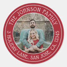 Christmas Family Photo Sticker