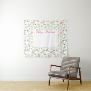 Christmas Family Photo Tapestry