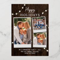 Christmas Family Photos Rustic