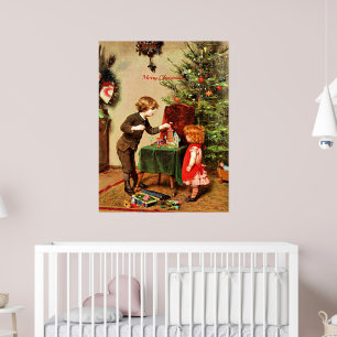 Christmas, famous painting by Felix Ehrlich Poster