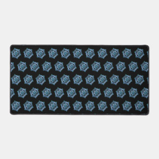 Christmas Fancy Artistic Snowflake Pattern Holiday Desk Mat