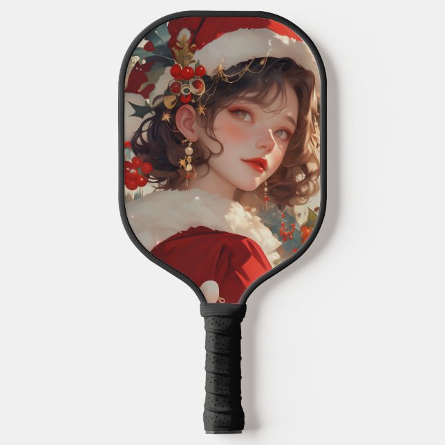 Christmas Fantasy : Romantic Pickleball Paddle (Front)