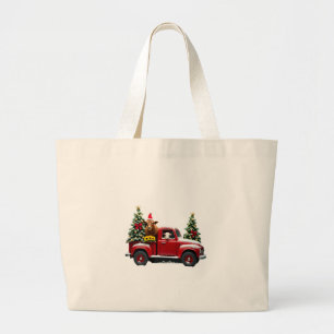 Christmas Farm (2) Large Tote Bag