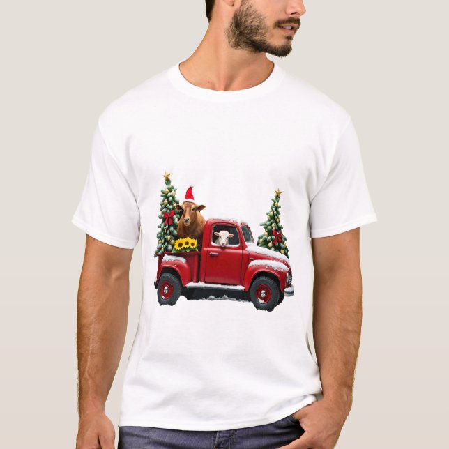 Christmas Farm (2) T-Shirt (Front)