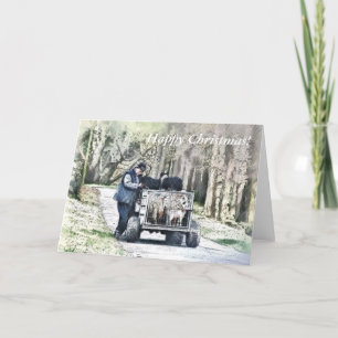 CHRISTMAS FARM LIFE HOLIDAY CARD