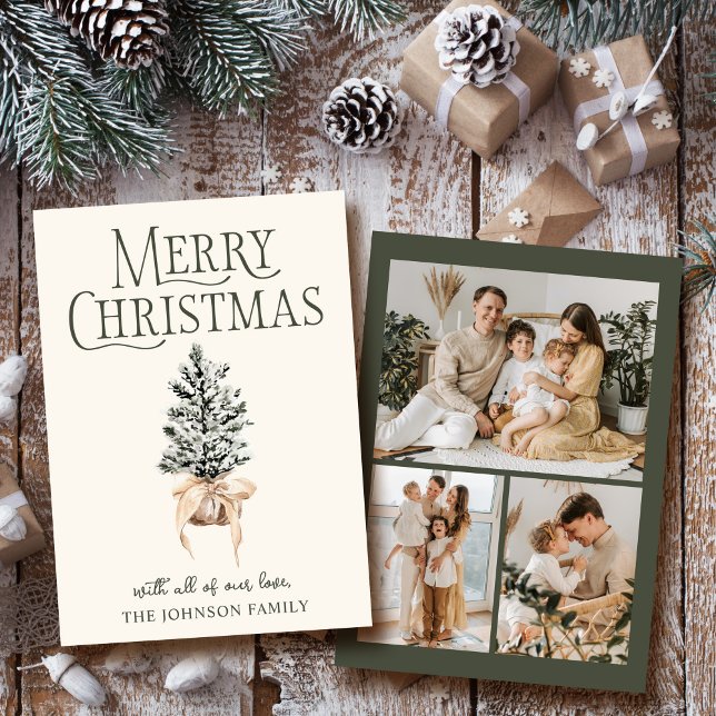 Christmas Farmhouse Photo Holiday Card (Creator Uploaded)