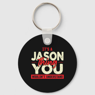 Christmas Fathers Day Birthday Name Jason Key Ring