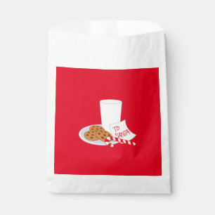 Christmas Favour Bags/Santa's Cookies and Milk Bag
