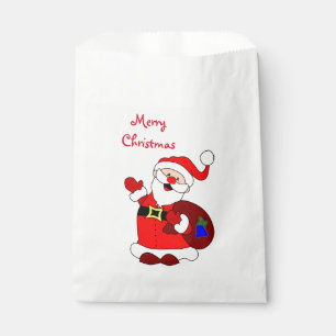 Christmas Favour Bags/Waving Santa Bag