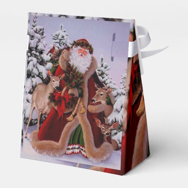 Christmas Favour Box (Back Side)