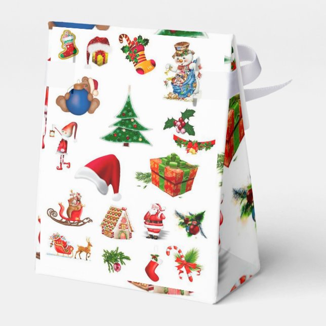 Christmas Favour Box (Back Side)