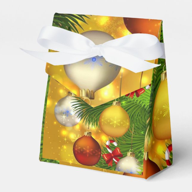 Christmas Favour Box (Front Side)