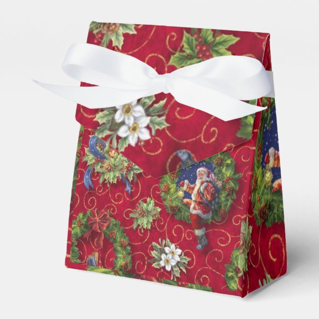 Christmas Favour Box (Front Side)