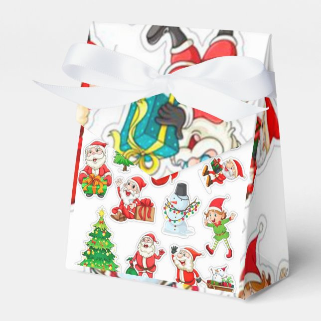 Christmas Favour Box (Front Side)