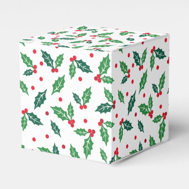 Christmas Favour Box (Front Side)
