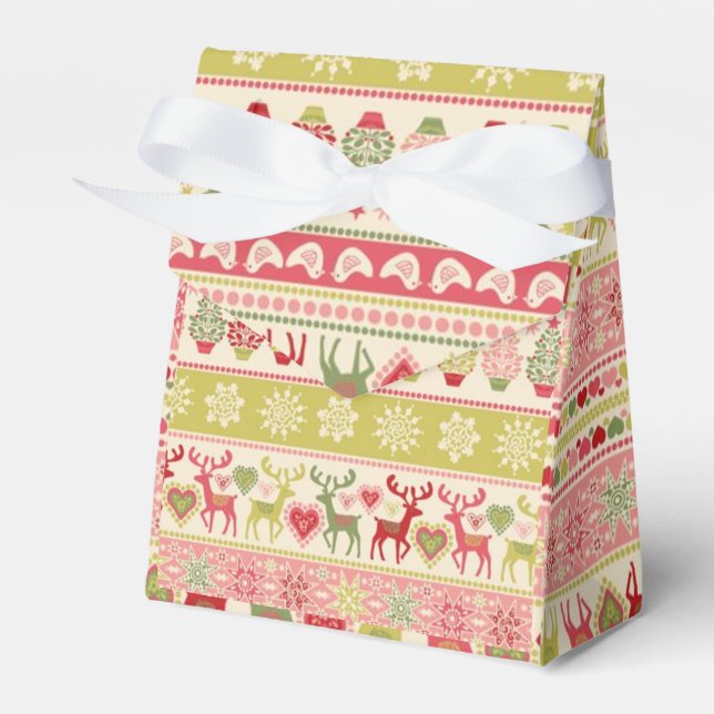 Christmas Favour Box (Front Side)