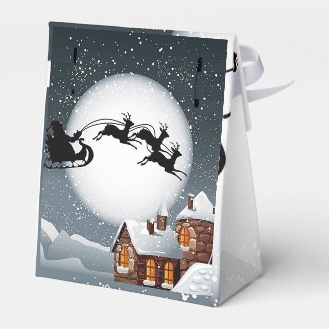 Christmas Favour Box (Back Side)
