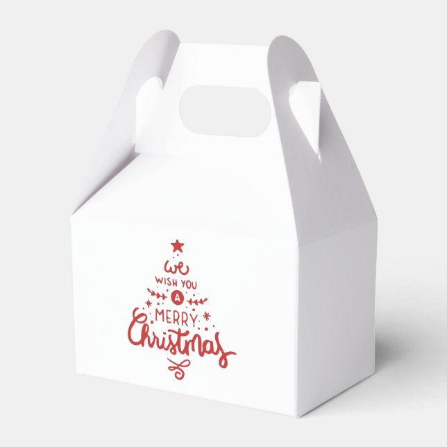 Christmas  favour box (Front Side)
