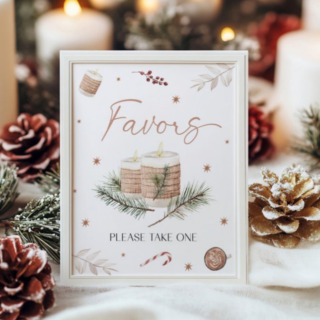 Christmas Favours Table Sign (Creator Uploaded)