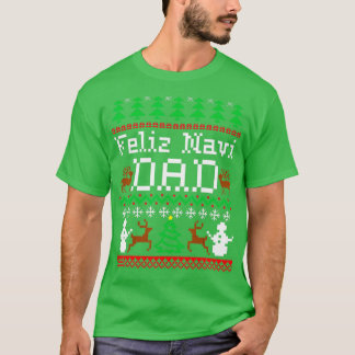Christmas Feliz Navi Dad Ugly Sweater 