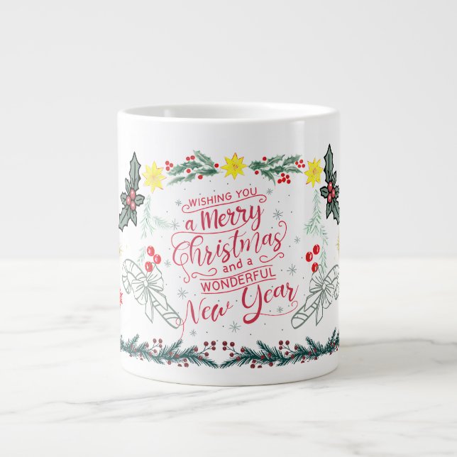 Christmas festival wishes mug (Front)