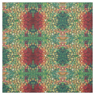 Christmas Festive   Gold Stars   Abstract Fabric