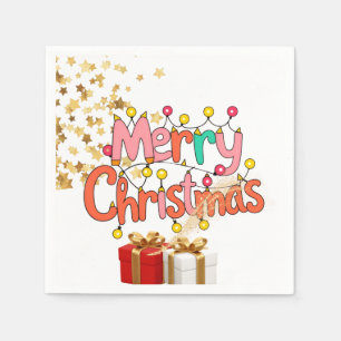 Christmas Festive Holiday Decoration Napkin