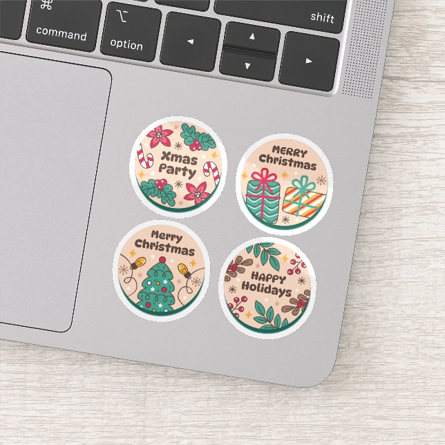 Christmas festive label collection (Detail)