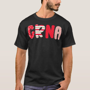 Christmas Festive Nurse anaesthetist CRNA Xmas Gif T-Shirt
