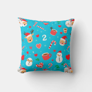 Christmas festive pattern cushion