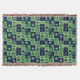 Christmas festive pattern throw blanket