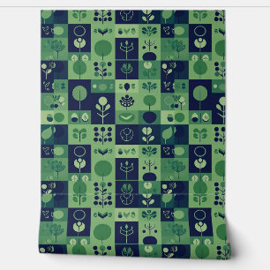 Christmas festive pattern wallpaper