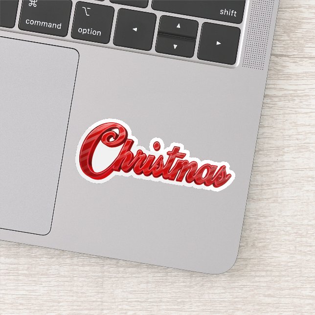 Christmas festive sticker  (Detail)