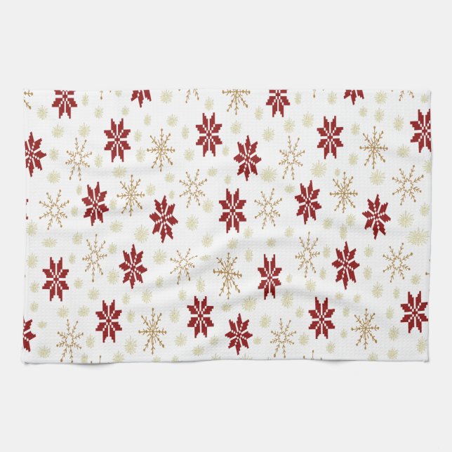 Christmas festive tea towel (Horizontal)