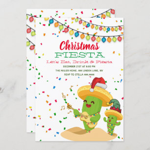 Christmas Fiesta Holiday Party Invitation