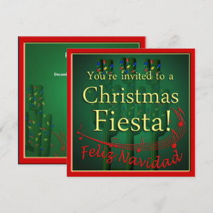 Christmas Fiesta Party Invitation
