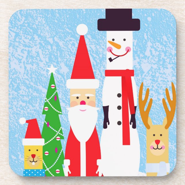 Christmas Figures Coaster (Front)
