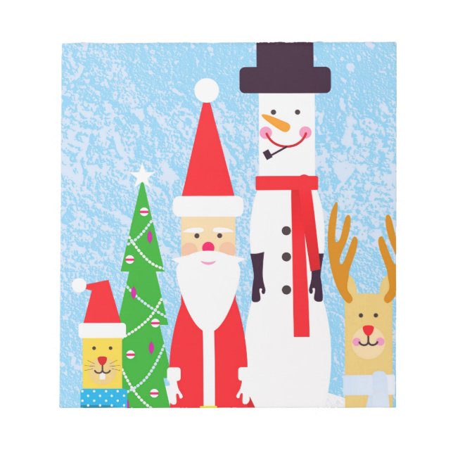 Christmas Figures Notepad (Front)