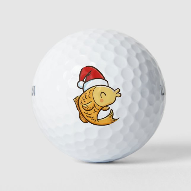 Christmas fish golf balls (Front)