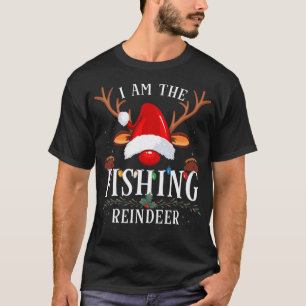 Christmas Fish US Flag Xmas Patriotic Fishing T-Shirt