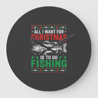 Christmas Fishing Bass Ugly Sweater