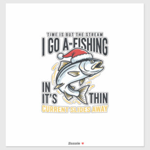 Christmas Fishing Stream Quote Design