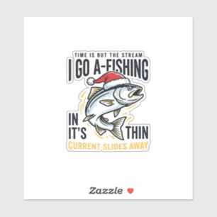 Christmas Fishing Stream Quote Design