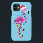 Christmas Flamingo iPhone 11 Case<br><div class="desc">santa claus flamingo christmas, 
wildlife beak summer beautiful, 
flamingos happy cartoon vintage, 
watercolor drawn funny snow , 
cute sketch cool pink, 
trendy sweet art hat , 
holiday love tropic animal, 
gift illustration xmas tropical, 
exotic winter merry bird , 
flamingo santa claus christmas, </div>