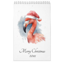 Christmas Flamingo customisable