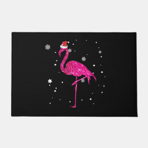 Christmas Flamingo Essential Doormat