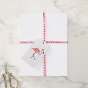 Christmas Flamingo Gift Tags
