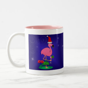 Christmas Flamingo Mug