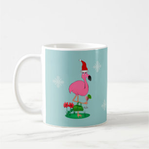 Christmas Flamingo Mug