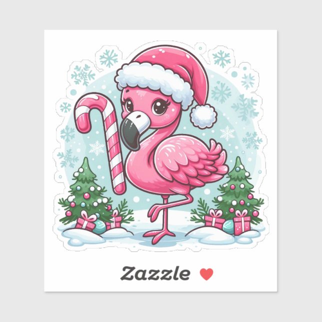 Christmas Flamingo Sublimation Clipart-10424 (Sheet)